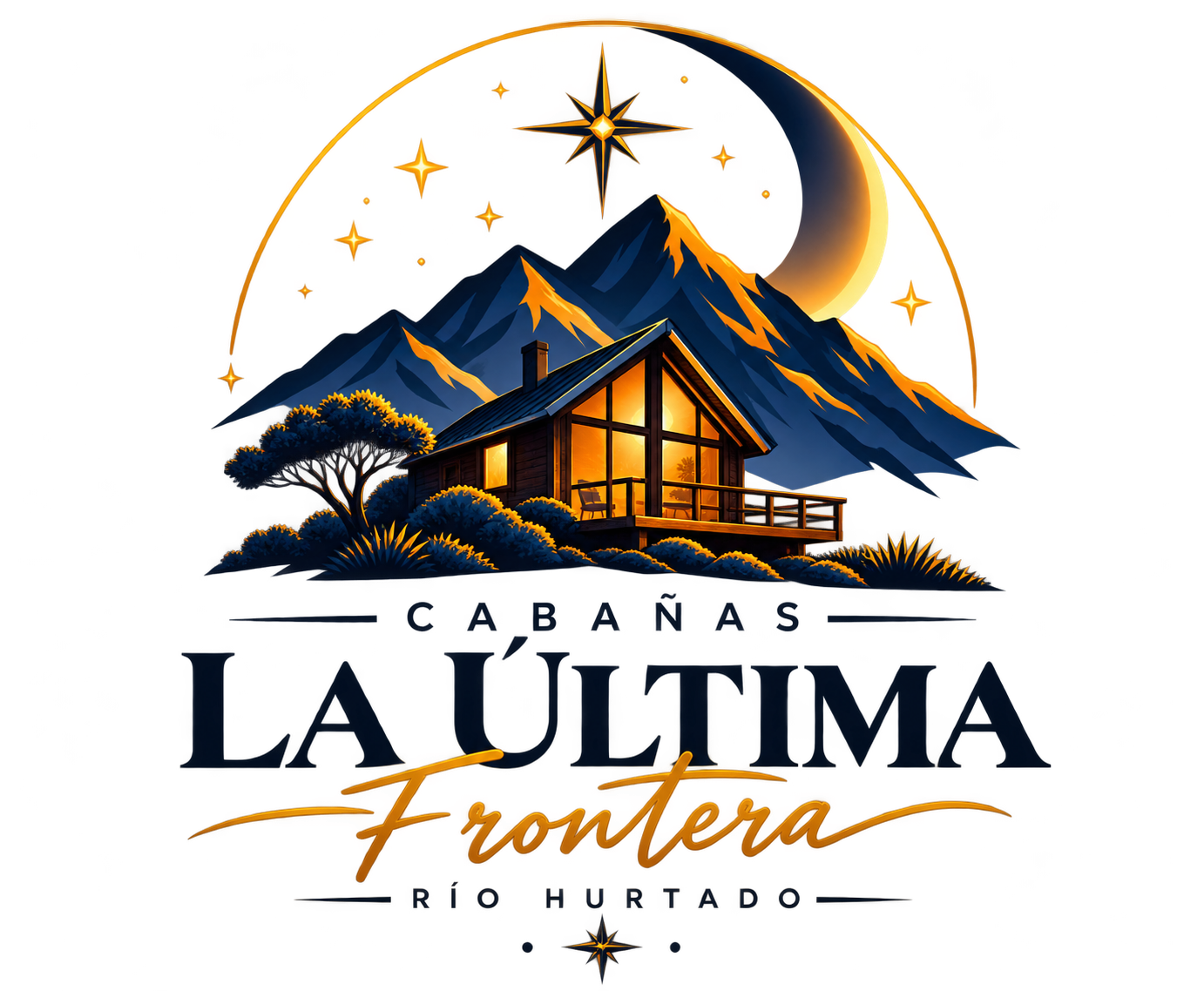 Logo de Cabañas La Última Frontera, Río Hurtado